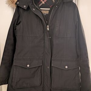 Women's Pendleton Black Parka